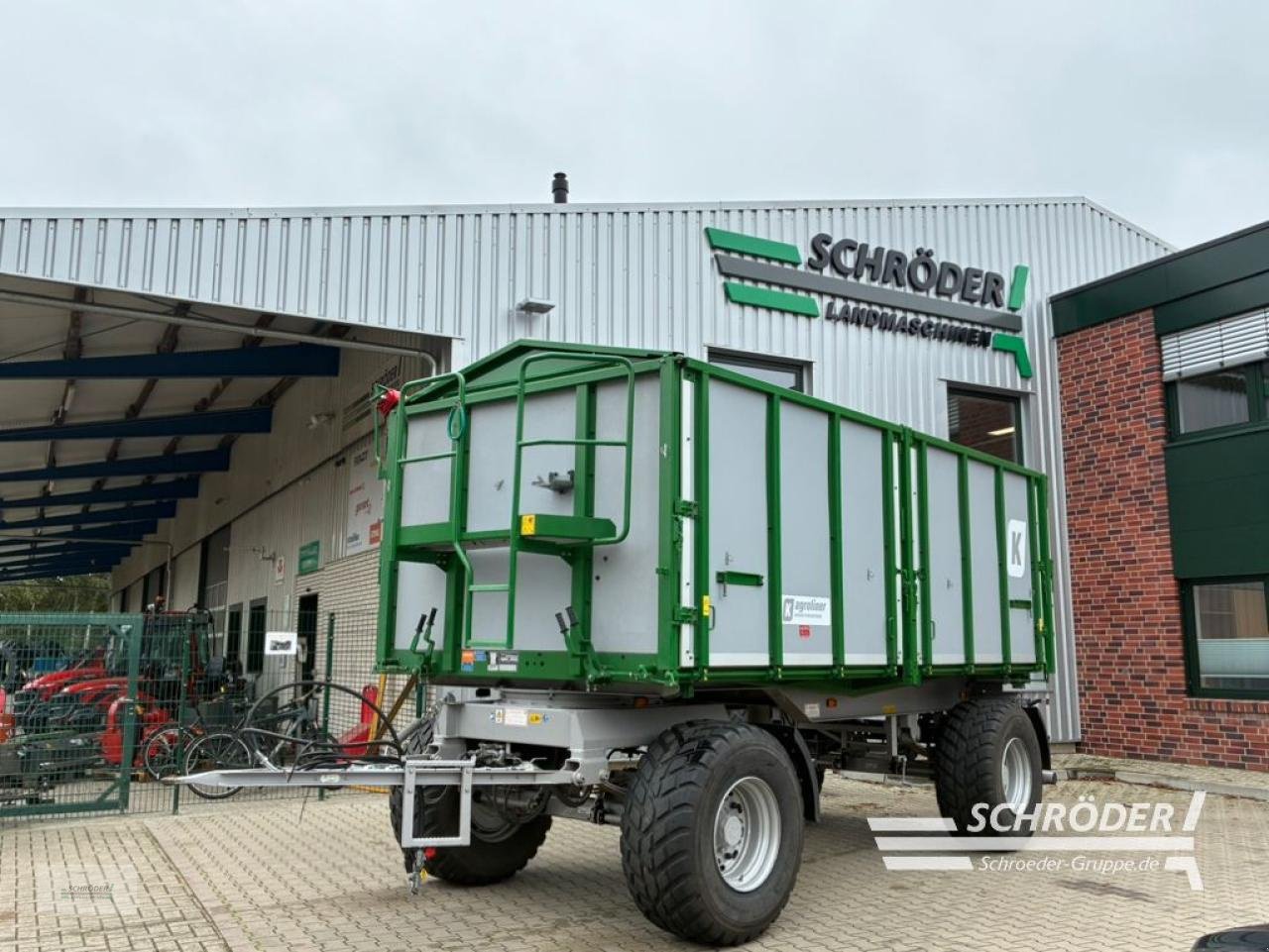 Anhänger typu Kröger HKD 302 | SEITENBORDWÄNDE ALS PORTAL, Gebrauchtmaschine v Langförden (Obrázek 1)